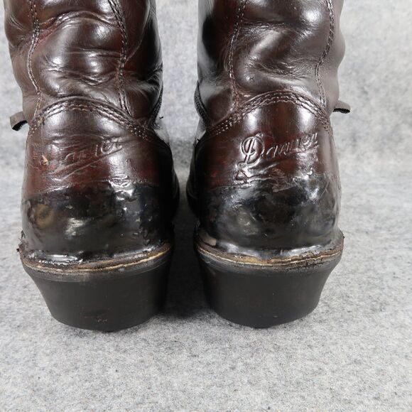 Danner Boots Mens 10 Logger 8" Brown Lace Up Work Utility Outdoor Leather Rugged - Picture 7 of 16